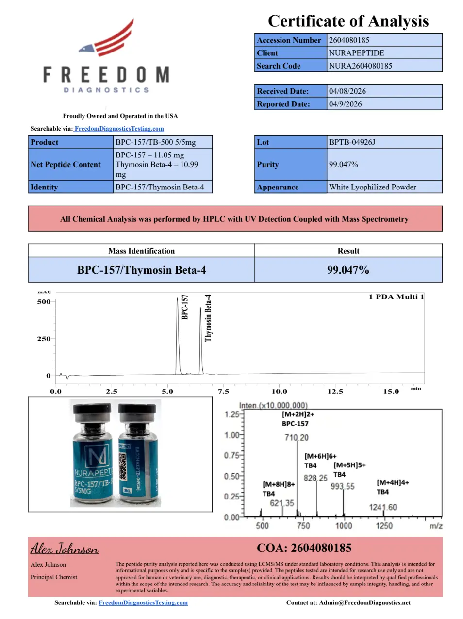 Wolverine Blend ( BPC-157 / TB-500 ) - Image 2