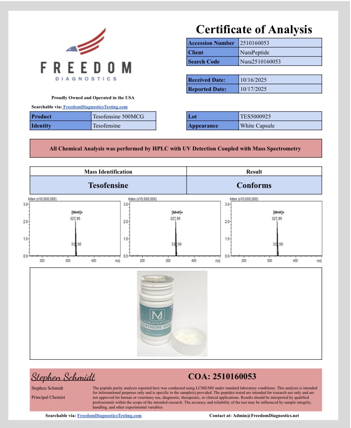Tesofensine 500MCG Capsules - Image 2